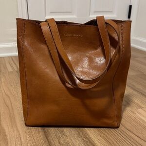 Lucky Brand Tan Leather Tote